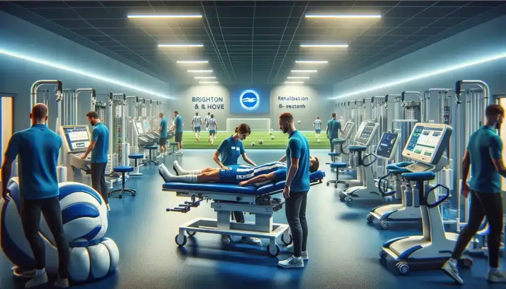 Futuristic presentation of the medical departments