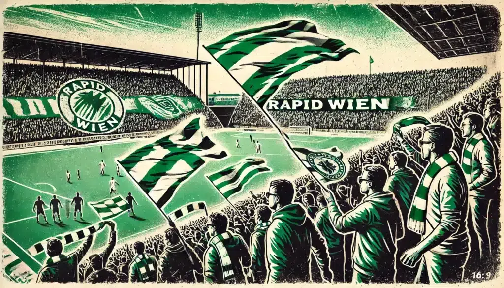 Allianz Stadium full of Rapid fans