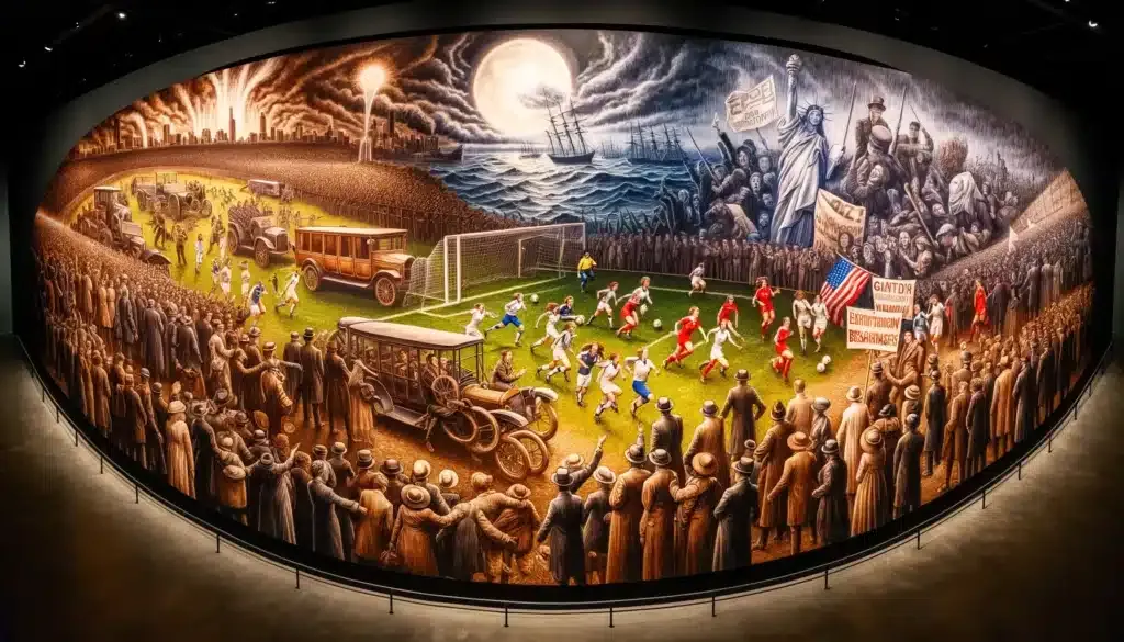 The problems and breakthroughs of women’s football in one picture