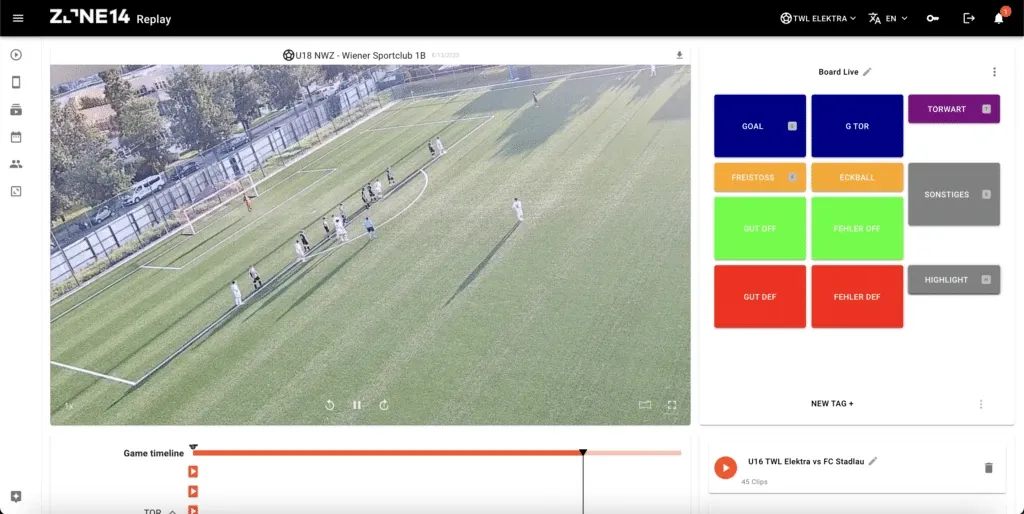zone14 REPLAY view of a match recorded at TWL Elektra