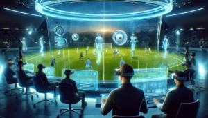 Extrem futuristische Darstellung der Videoanalyse