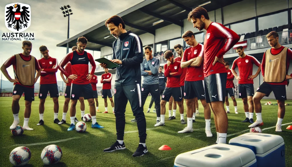 Training session of the Austrian national team